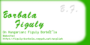 borbala figuly business card